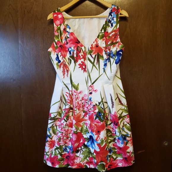 London Times floral fit and flare dress - Picture 3 of 5